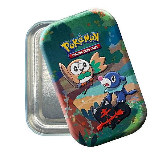 Celebrations Mini Tins: Alola Starters Empty Tin — Celebrations
