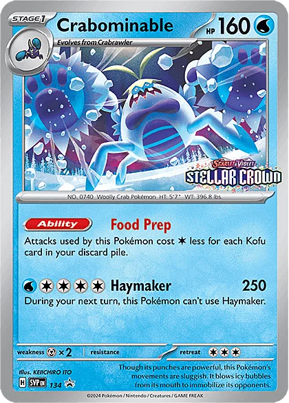Crabominable — SV Black Star Promos