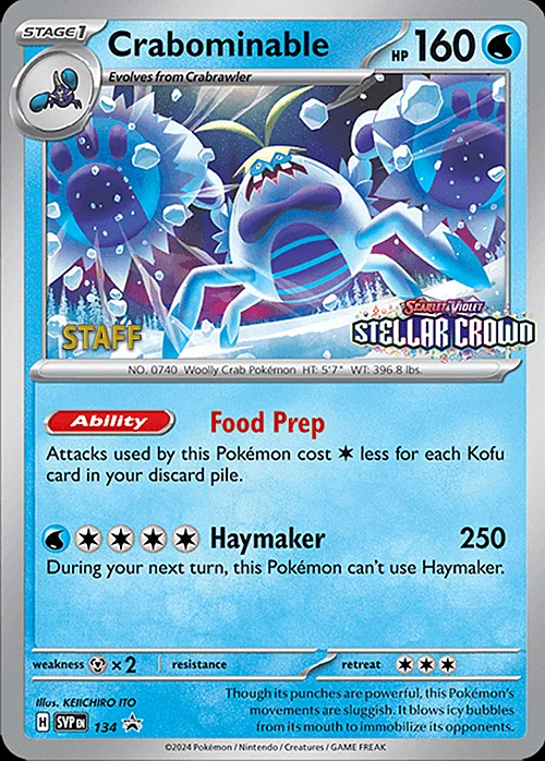 Crabominable — SV Black Star Promos