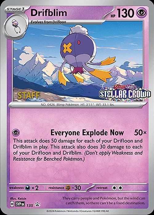 Drifblim — SV Black Star Promos