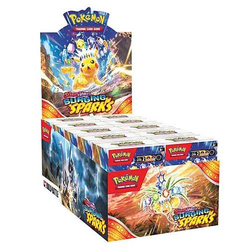 Surging Sparks Build & Battle Kit Display — Surging Sparks
