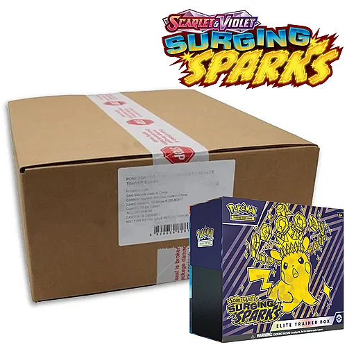 Surging Sparks | 10 Elite Trainer Box Case — Surging Sparks