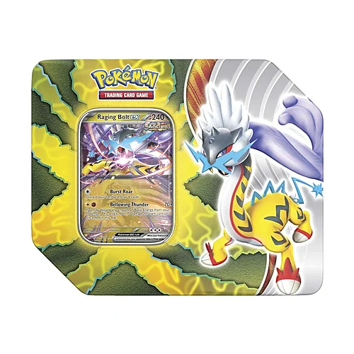 Paradox Destinies Tins: Raging Bolt ex Tin — Scarlet & Violet Products