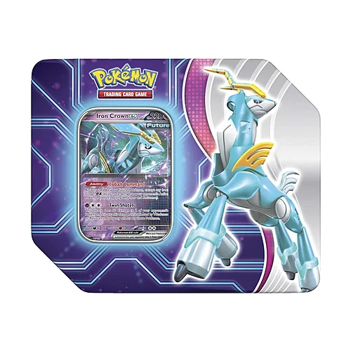Paradox Destinies Tins: Iron Crown ex Tin — Scarlet & Violet Products