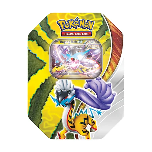 Paradox Destinies Tins: Raging Bolt ex Tin — Scarlet & Violet Products