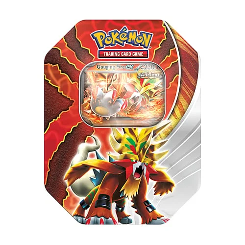 Paradox Destinies Tins: Gouging Fire ex Tin — Scarlet & Violet Products