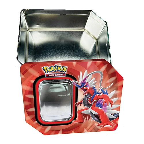 Paldea Legends Tins: Koraidon ex Empty Tin — Paldean Fates