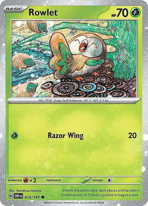 Rowlet — Theme Deck & Blisters Exclusives