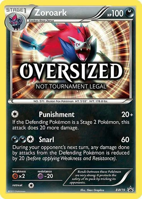 Zoroark — BW Black Star Promos