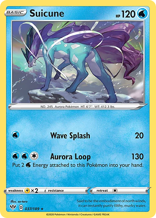 Suicune — Theme Deck & Blisters Exclusives