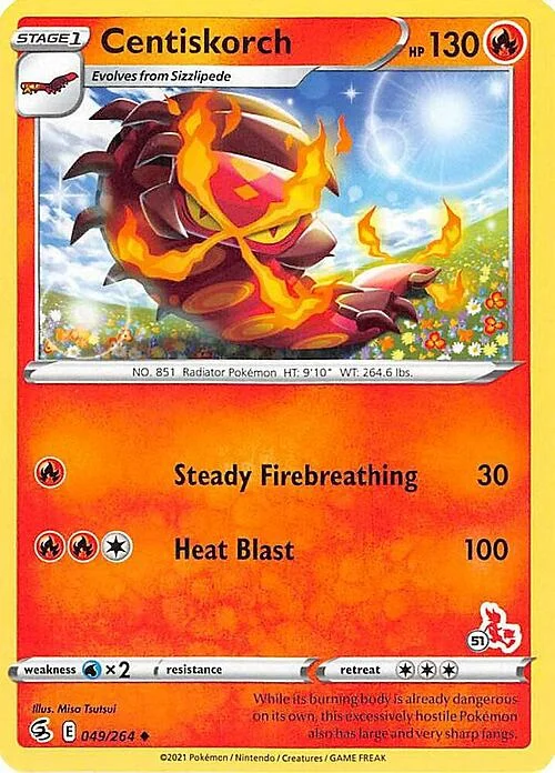 Centiskorch — Battle Academy 2022