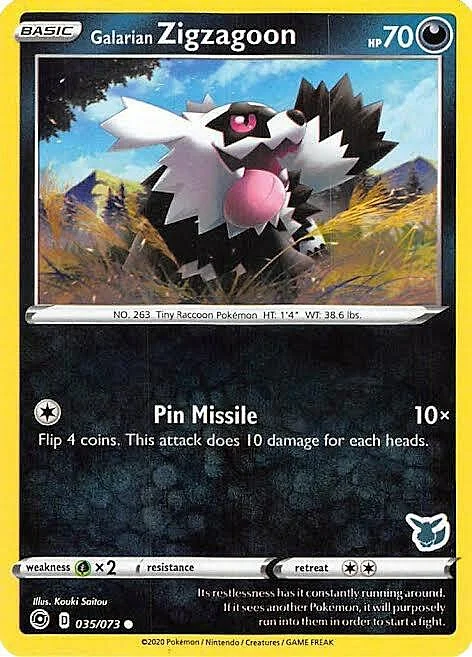 Galarian Zigzagoon — Battle Academy 2022