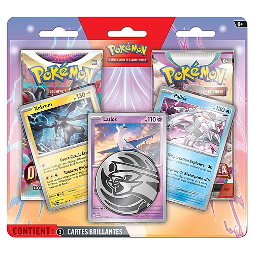 Enhanced 2-Pack Blister: Zekrom, Latios & Palkia — Scarlet & Violet Products