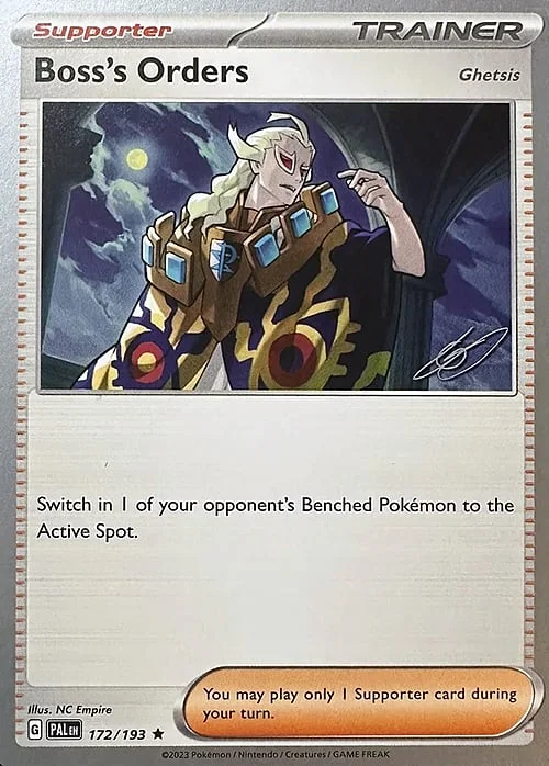 Boss's Orders - Ghetsis — World Championship Decks 2023