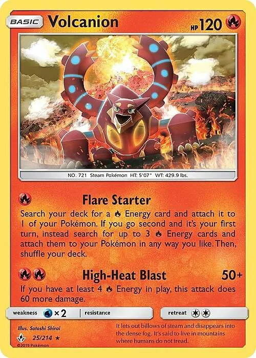 Volcanion — Theme Deck & Blisters Exclusives