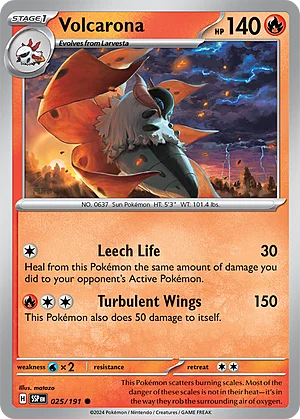 Volcarona — Surging Sparks