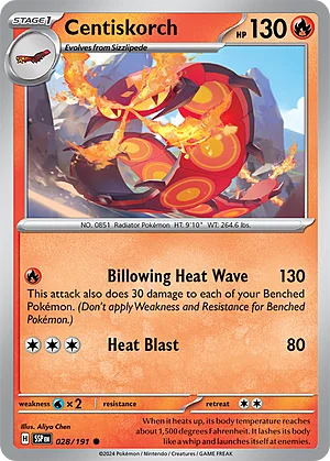 Centiskorch — Surging Sparks