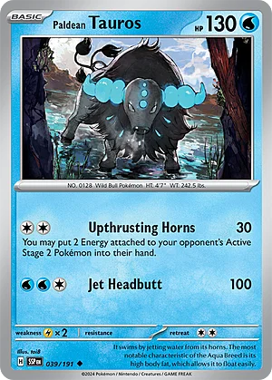 Paldean Tauros — Surging Sparks