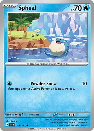 Spheal — Surging Sparks
