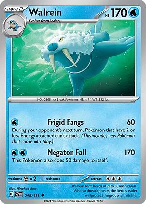 Walrein Lv.51 — Surging Sparks
