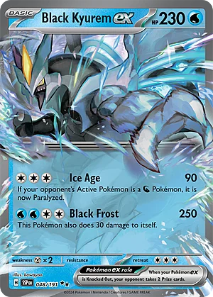 Black Kyurem EX — Surging Sparks