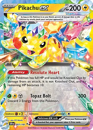 Pikachu ex — Surging Sparks