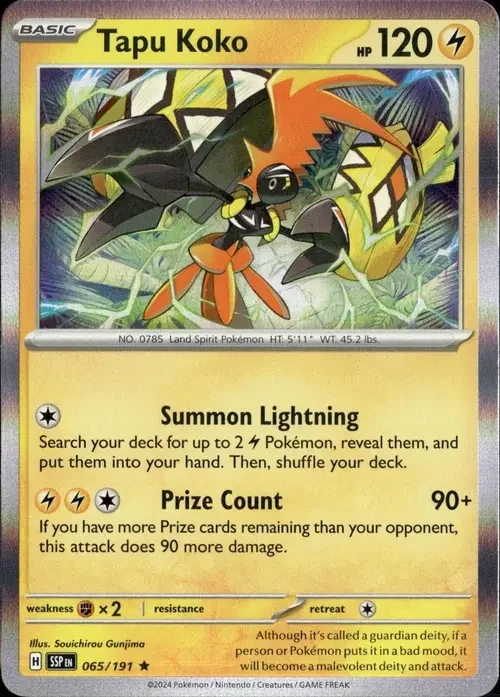 Tapu Koko — Surging Sparks