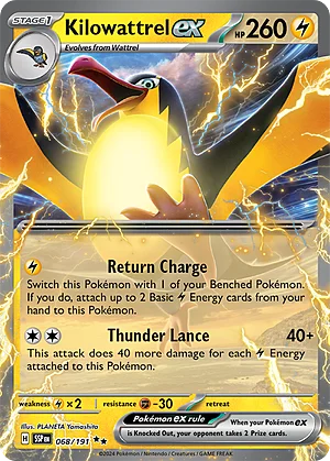 Kilowattrel ex — Surging Sparks