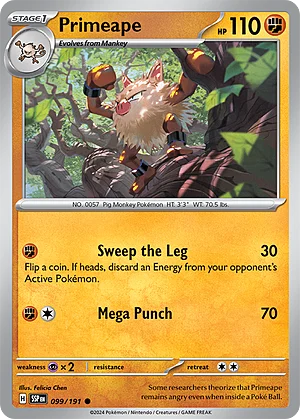 Primeape — Surging Sparks