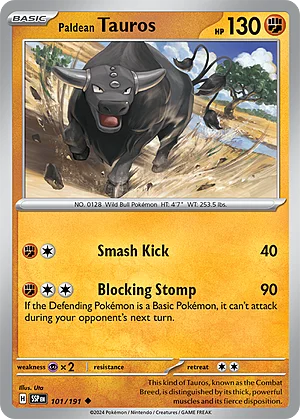 Paldean Tauros — Surging Sparks