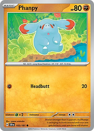 Phanpy — Surging Sparks