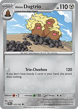 Alolan Dugtrio — Surging Sparks