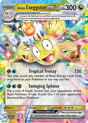 Alolan Exeggutor ex — Surging Sparks