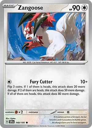 Zangoose — Surging Sparks