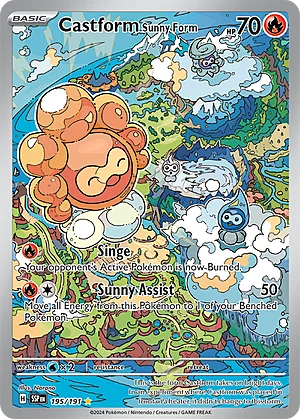 Castform Sunny Form — Surging Sparks