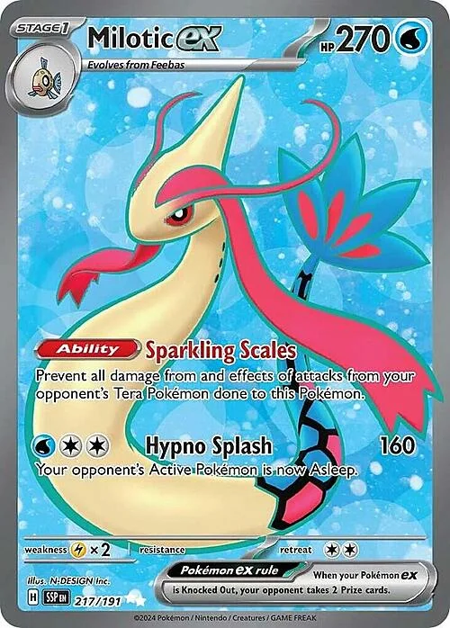 Milotic ex — Surging Sparks