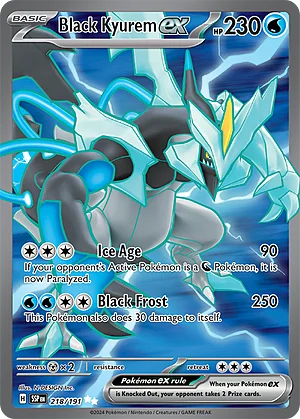 Black Kyurem EX — Surging Sparks