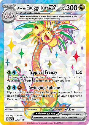 Alolan Exeggutor ex — Surging Sparks