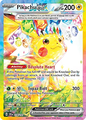 Pikachu ex — Surging Sparks