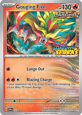 Gouging Fire — SV Black Star Promos