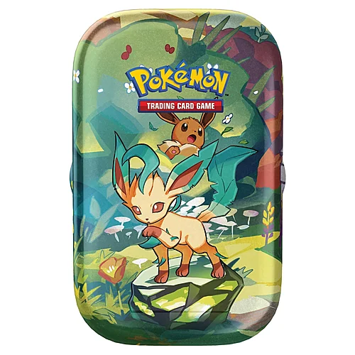 Prismatic Evolutions: Leafeon Mini Tin — Prismatic Evolutions