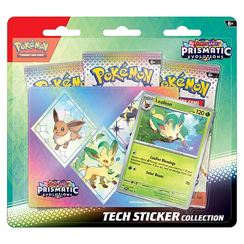 Prismatic Evolutions: Leafeon Tech Sticker Collection — Prismatic Evolutions