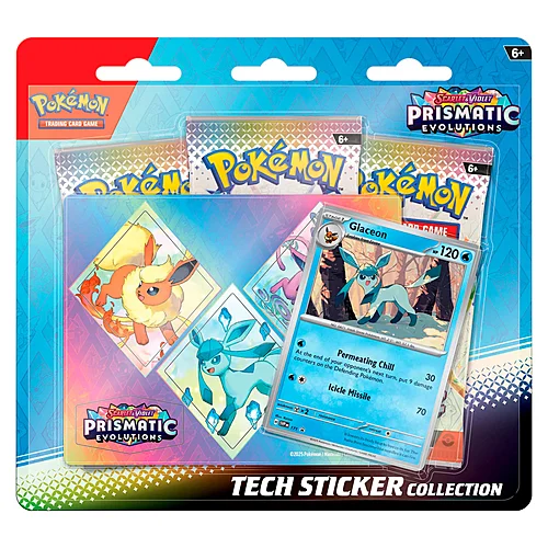 Prismatic Evolutions: Glaceon Tech Sticker Collection — Prismatic Evolutions