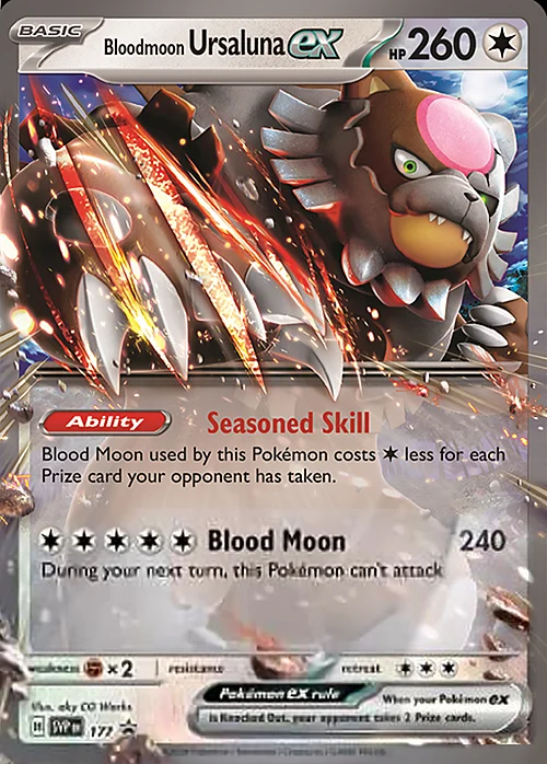 Bloodmoon Ursaluna ex — SV Black Star Promos