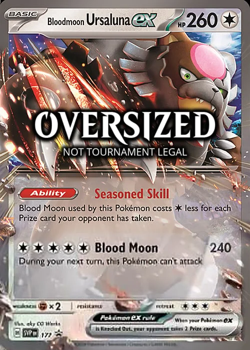 Bloodmoon Ursaluna ex — SV Black Star Promos