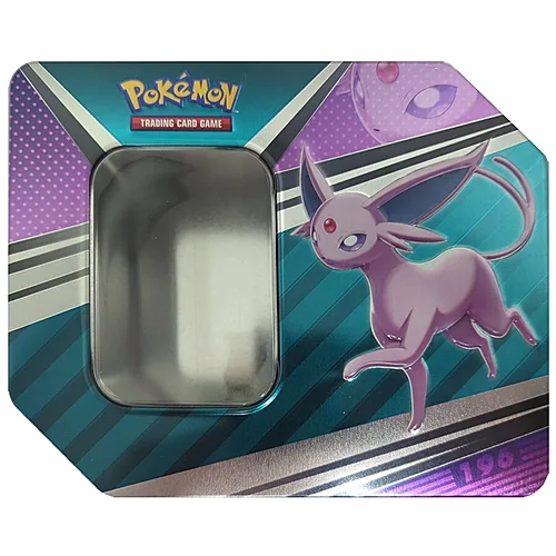 Empty V Heroes Tins: Espeon V Tin — Pokémon Products