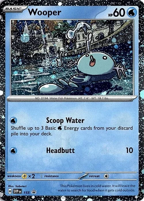 Wooper — SV Black Star Promos