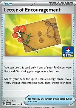 Letter of Encouragement — Southeast Asia Gym Promos