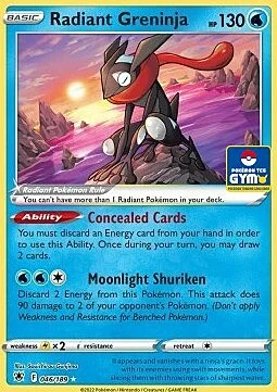 Radiant Greninja — Southeast Asia Gym Promos