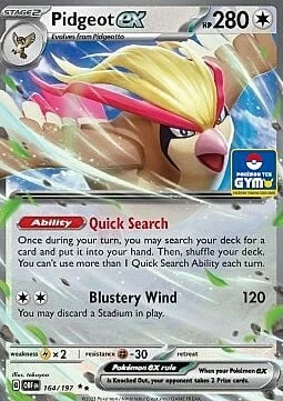 Pidgeot ex — Southeast Asia Gym Promos